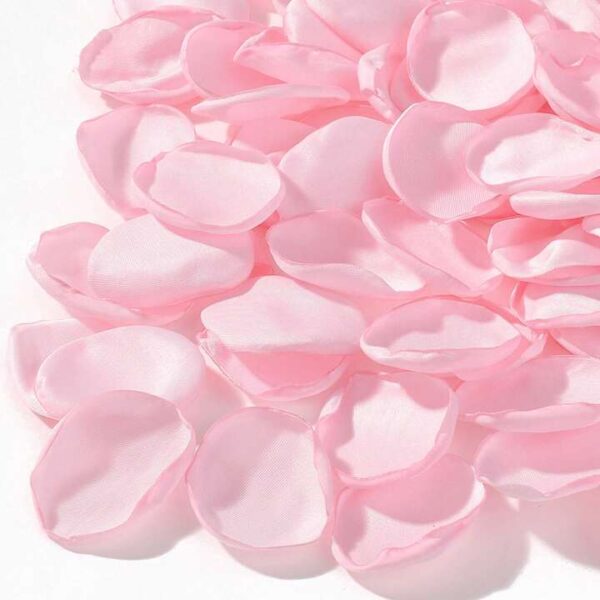 100 Piezas De Pétalos De Rosa De Seda Verde Con Bordes - Image 8